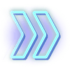 double chevron purple